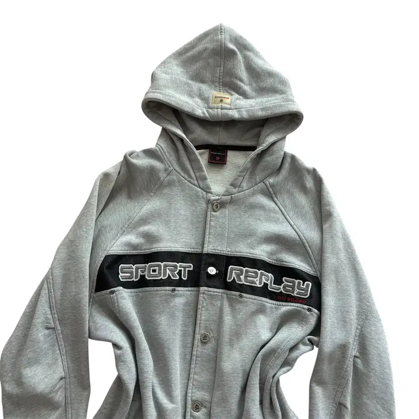 [BUNJANG] 90s Sport Replay Hoodie Jacket / [ 할인 ] 90s Sport replay 후드 자켓
