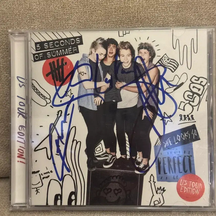 [BUNJANG] 5 Seconds of Summer Signed CD / 5sos 5 seconds of summer 친필 사인 싸인 cd 판매