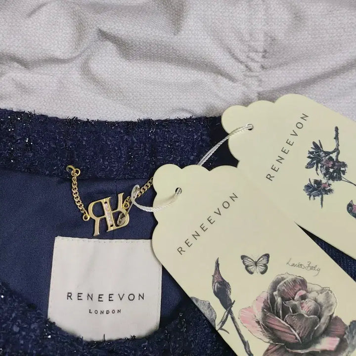 [BUNJANG] Reneyvon Denim Tweed Jacket 55 / 레니본 데님트위드자켓55. 새상품