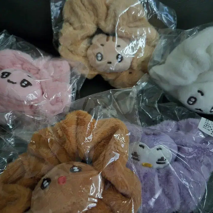 [BUNJANG] BTOB Hair Scrunchie Set / 뽀바투 헤어슈슈 머리끈 5개세트로 양도합니다