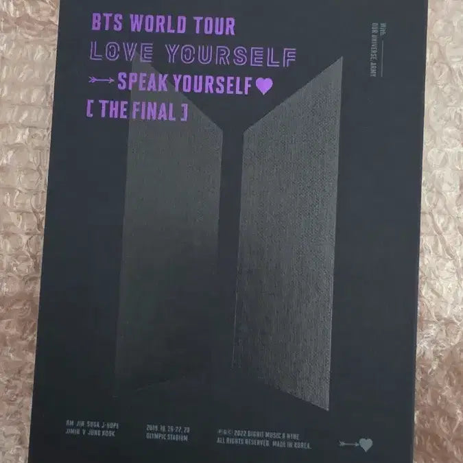 [SOLD OUT] 방탄소년단 럽셀 스픽콘 파이널 블루레이