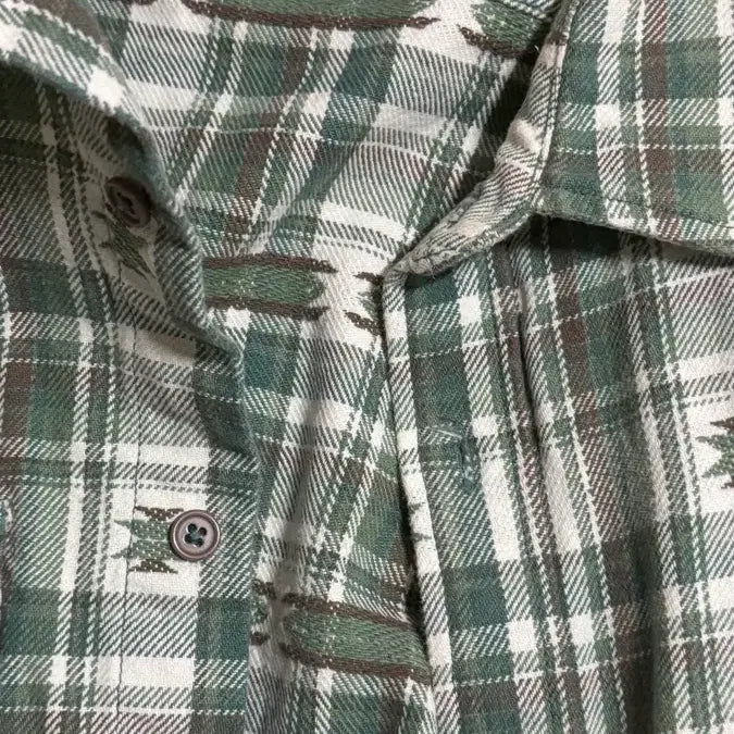 [BUNJANG] Thisisneverthat African Check Shirt / 디스이즈네버댓 아프리칸 체크 셔츠