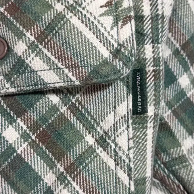 [BUNJANG] Thisisneverthat African Check Shirt / 디스이즈네버댓 아프리칸 체크 셔츠