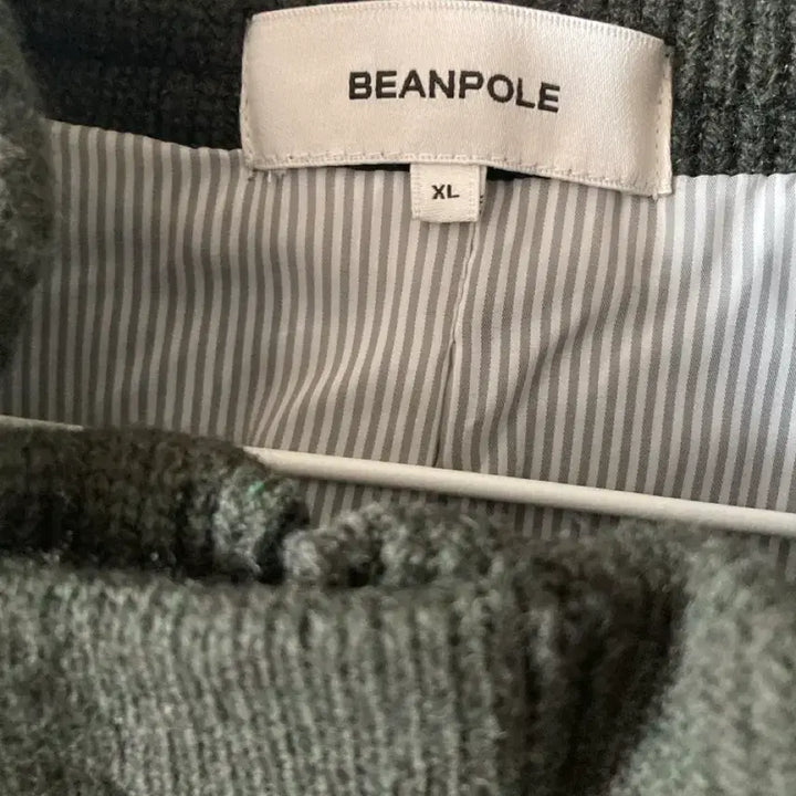 [BUNJANG] Beanpole Men's Windproof Lined Knit Jacket XL / 빈폴 남성 방풍안감 풀집업 니트 자켓 XL