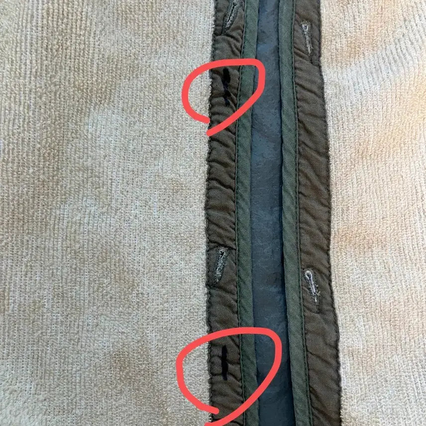 [BUNJANG] Unknown Size Wool Liner / 울파일 라이너 사이즈 미상( m 예상 )