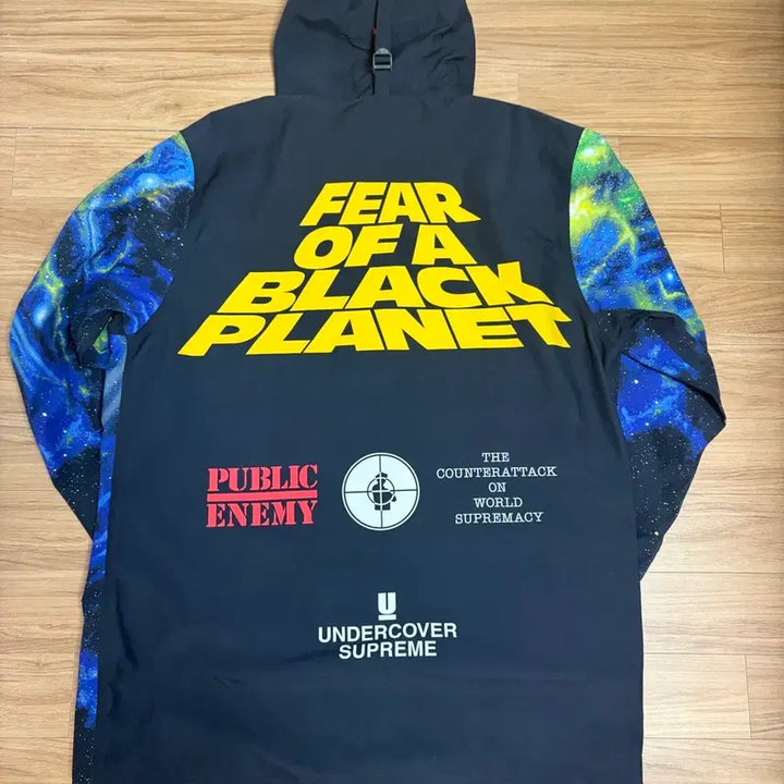 [BUNJANG] Supreme Undercover Public Enemy Tape Seam Parka / 슈프림 X 언더커버 퍼브릭 에너미 테이프 심 파카