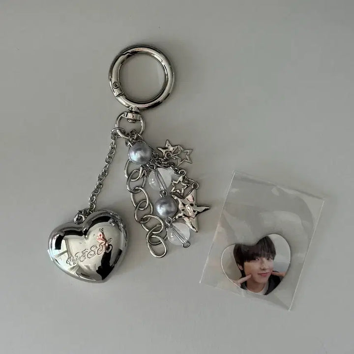 [SOLD OUT] 개봉) 엔시티위시 사쿠야 스테디 하트 펜던트 키링