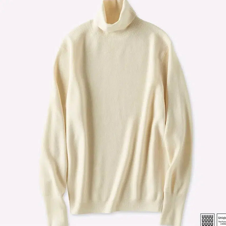 [BUNJANG] Uniqlo U Merino Blend Turtleneck Sweater / 유니클로 U 메리노 블렌드 터틀넥 니트 스웨터