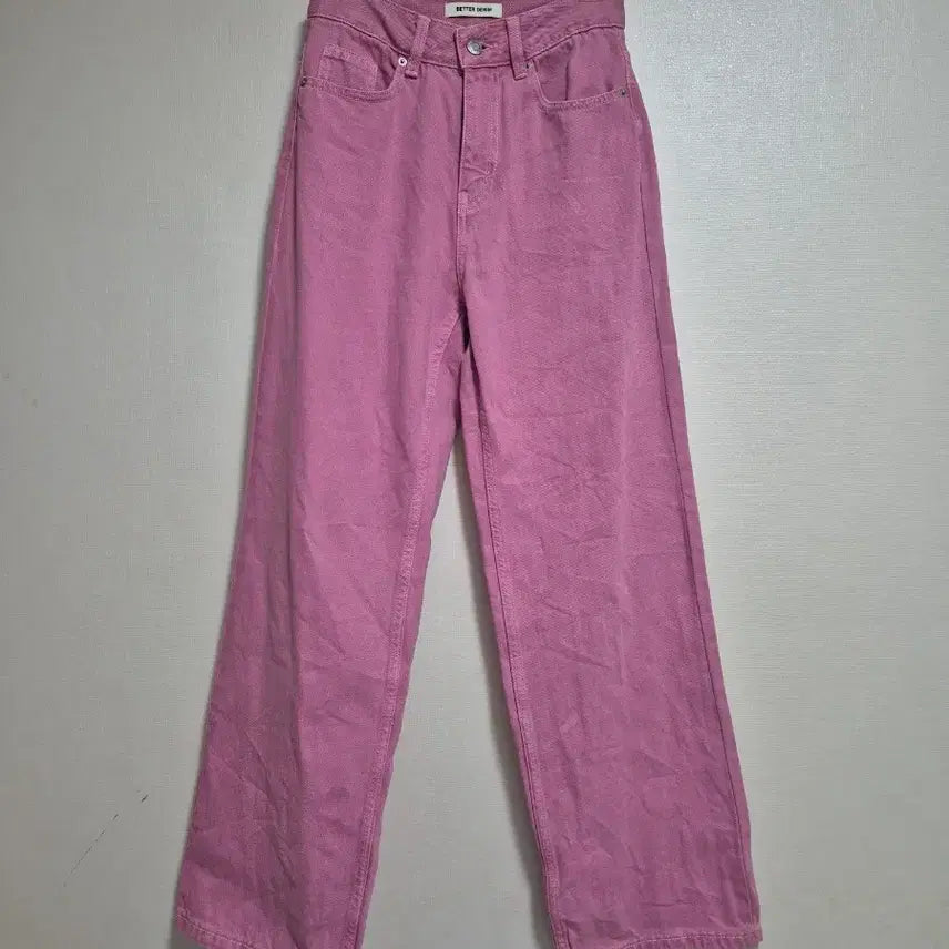 [BUNJANG] Topten Pink Wide Pants 24 / [새상품] 탑텐 핑크 와이드 팬츠 24