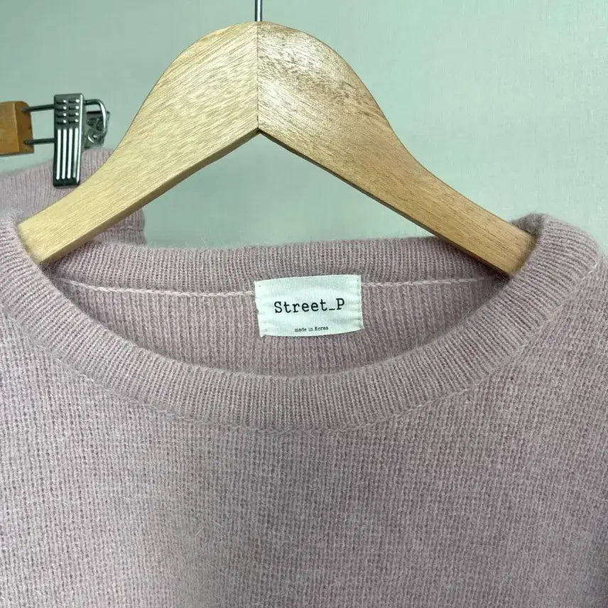 [BUNJANG] Street.P Pink Pocket Knit Two-Piece Set / Street.P 핑크 포켓 니트 투피스 셋업 치마 프리