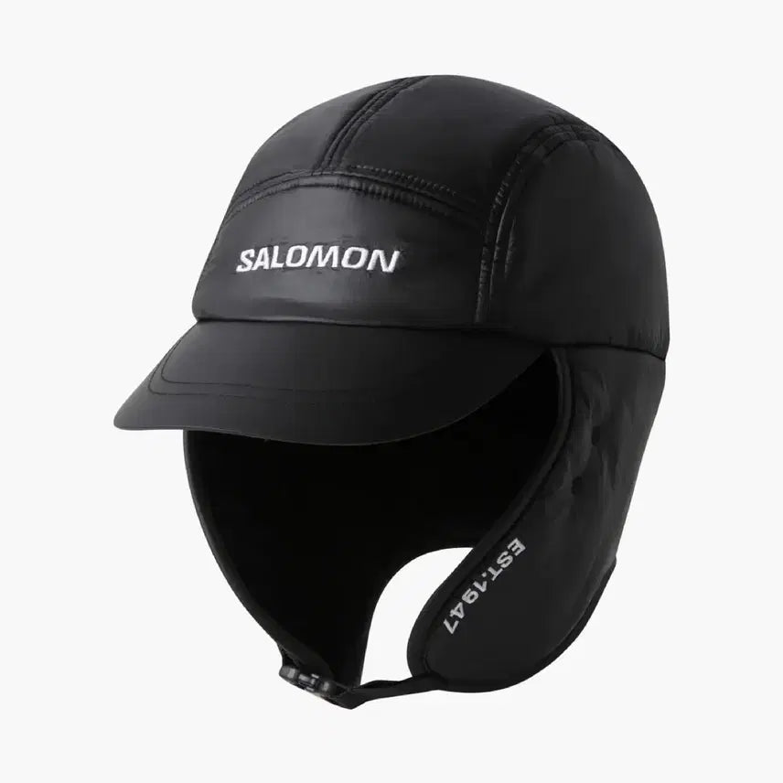 [BUNJANG] Salomon Thermo Trapper Hat Black / 살로몬 써모 트래퍼 햇 블랙