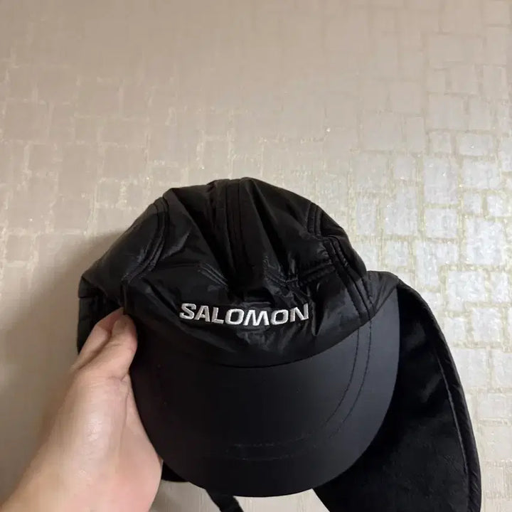 [BUNJANG] Salomon Thermo Trapper Hat Black / 살로몬 써모 트래퍼 햇 블랙