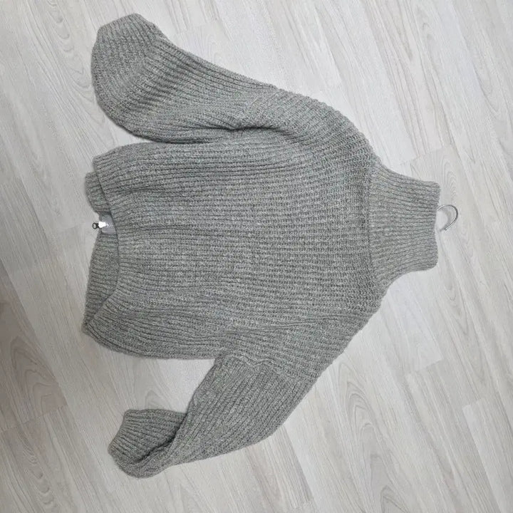 [BUNJANG] Manic Knit Zip-up / 매니크 니트 집업 프리