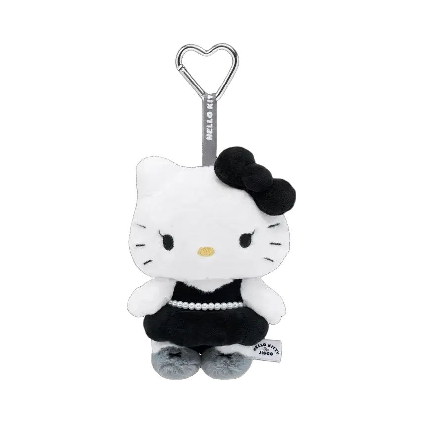 블랙핑크 헬로키티 지수 플러시 키링 블랙