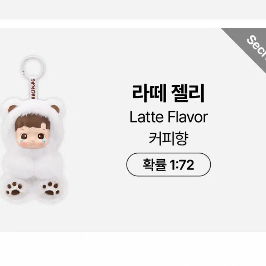 [BUNJANG] Hachipupu Latte Jelly Secret Keyring / (무료배송)하치푸푸 젤리곰 키링 시크릿 <라떼 젤리>