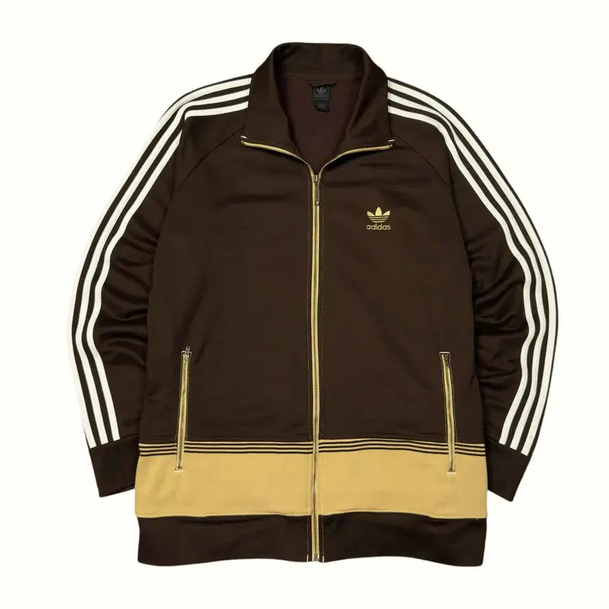 [BUNJANG] Adidas Track Top Jersey Brown / (L) 00s 아디다스 트랙탑 져지 브라운