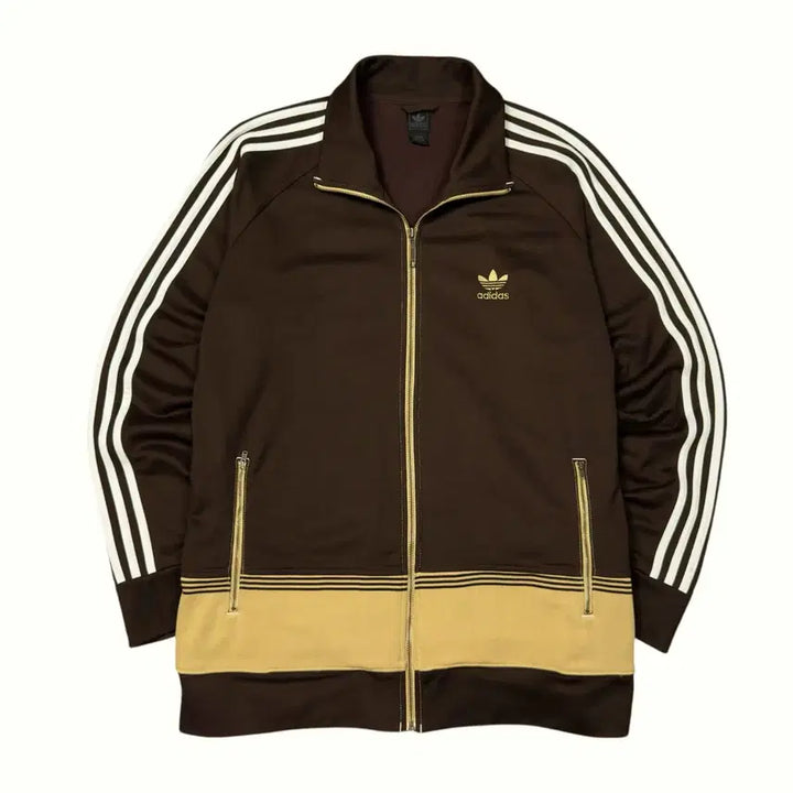 [BUNJANG] Adidas Track Top Jersey Brown / (L) 00s 아디다스 트랙탑 져지 브라운