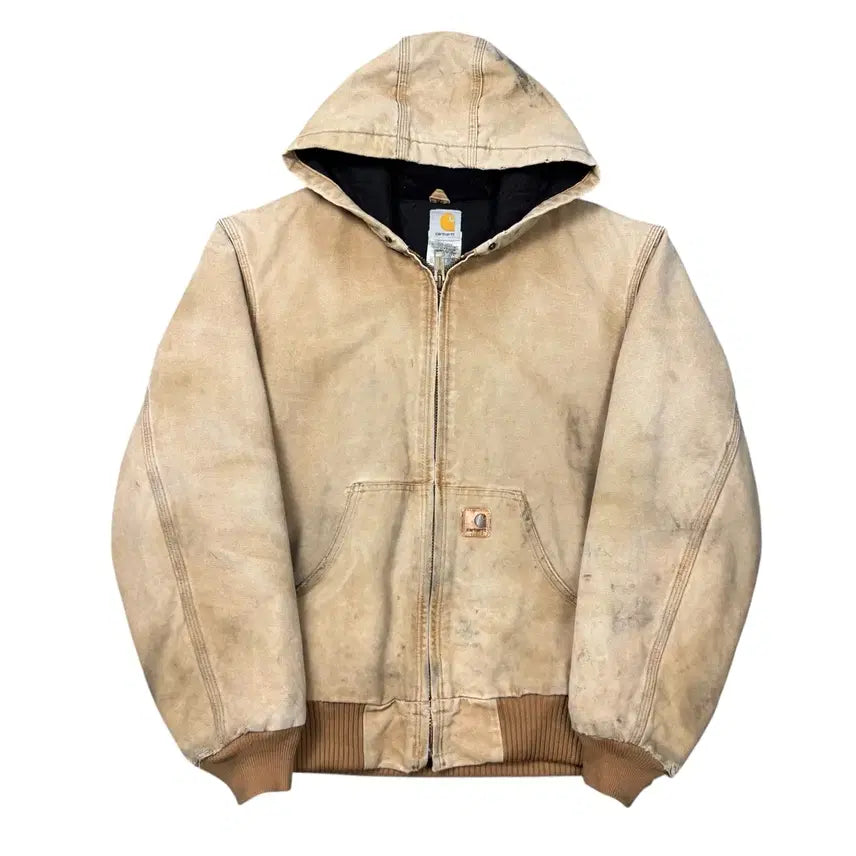 [BUNJANG] Carhartt J130 BRN Duck Active Jacket Brown / (M) 빈티지 칼하트 J130 BRN 덕 액티브 자켓 브라운