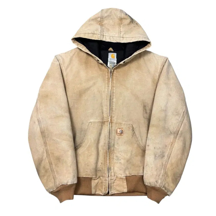 [BUNJANG] Carhartt J130 BRN Duck Active Jacket Brown / (M) 빈티지 칼하트 J130 BRN 덕 액티브 자켓 브라운
