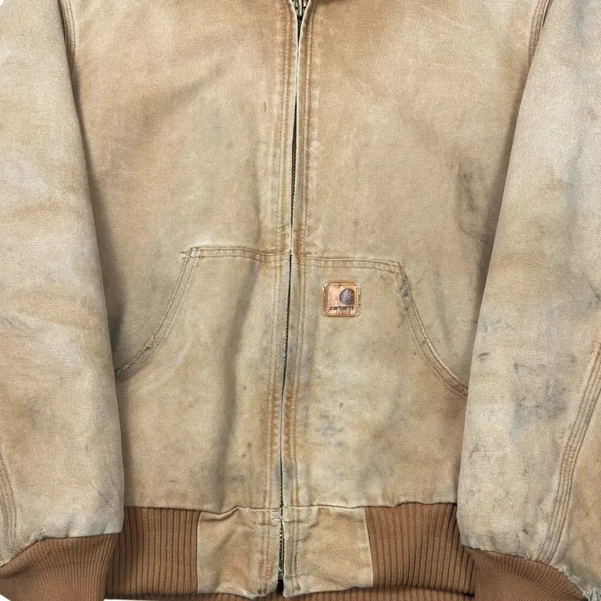 [BUNJANG] Carhartt J130 BRN Duck Active Jacket Brown / (M) 빈티지 칼하트 J130 BRN 덕 액티브 자켓 브라운