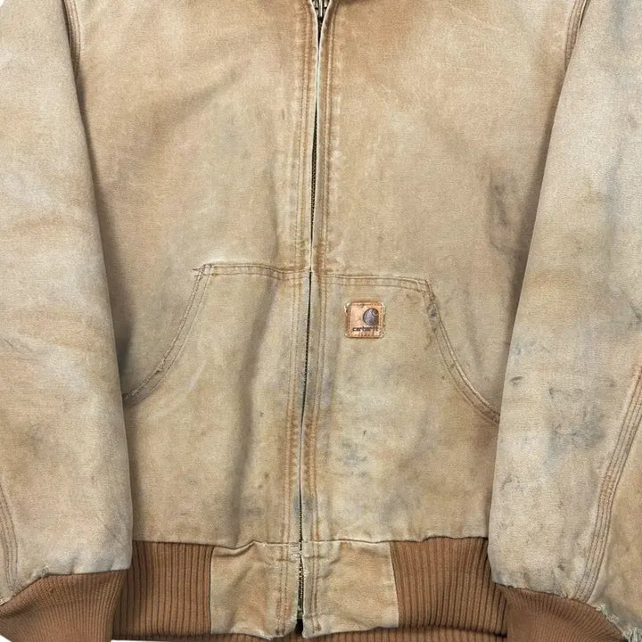 [BUNJANG] Carhartt J130 BRN Duck Active Jacket Brown / (M) 빈티지 칼하트 J130 BRN 덕 액티브 자켓 브라운