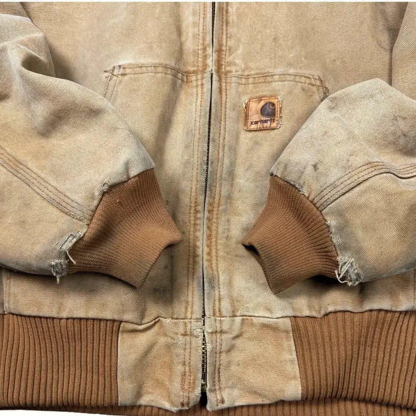 [BUNJANG] Carhartt J130 BRN Duck Active Jacket Brown / (M) 빈티지 칼하트 J130 BRN 덕 액티브 자켓 브라운