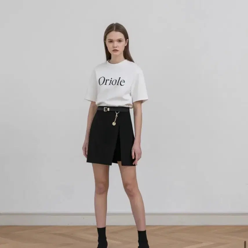 [BUNJANG] TILL I DIE Black Mini Skirt with Belt Set / (새상품택그대로)TILL I DIE 브랜드 블랙 미니 스커트(벨트세트)