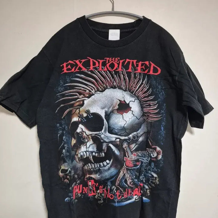 [BUNJANG] Vintage Punk Heavy Metal Skull T-shirt / 빈티지 펑크 헤비메탈 해골 티셔츠