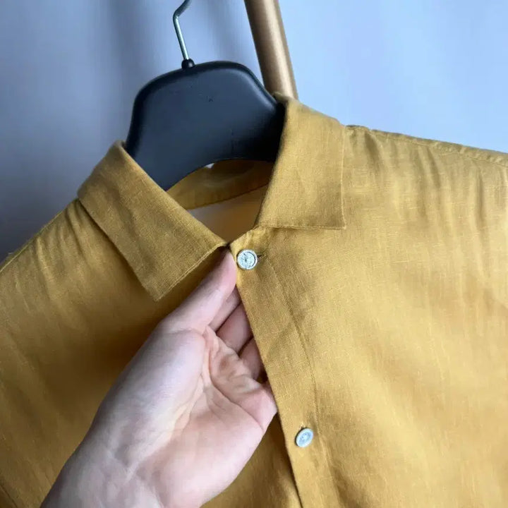 [BUNJANG] Time Homme Linen Shirt (Size 95) / 95 ) 한섬 타임옴므 린넨 셔츠