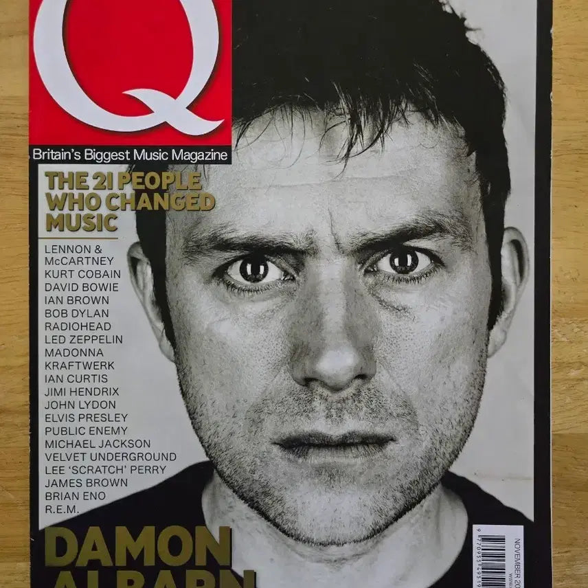 [BUNJANG] Damon Albarn Q Magazine / 매거진 Damon Albarn 데이먼 알반 Q 매거진