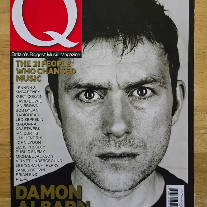 [BUNJANG] Damon Albarn Q Magazine / 매거진 Damon Albarn 데이먼 알반 Q 매거진