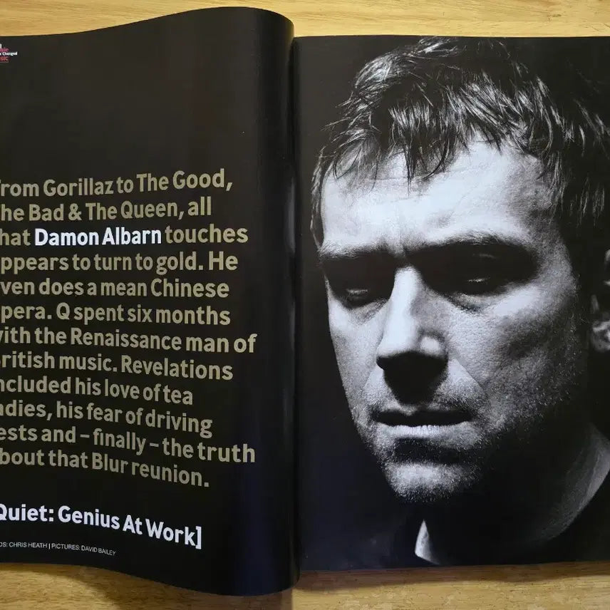 [BUNJANG] Damon Albarn Q Magazine / 매거진 Damon Albarn 데이먼 알반 Q 매거진