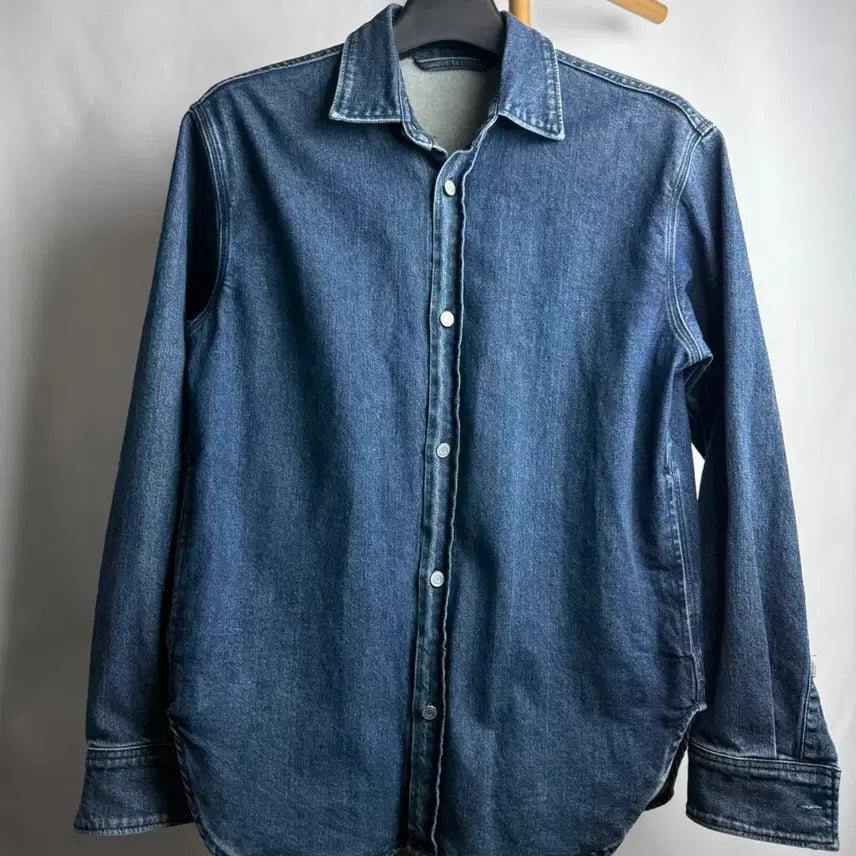 [BUNJANG] Time Homme Denim Shirt Jacket / 95 ) 한섬 타임옴므 데님 셔츠자켓