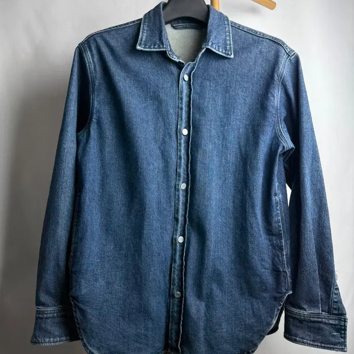 [BUNJANG] Time Homme Denim Shirt Jacket / 95 ) 한섬 타임옴므 데님 셔츠자켓