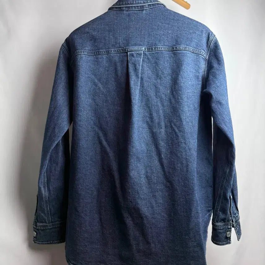 [BUNJANG] Time Homme Denim Shirt Jacket / 95 ) 한섬 타임옴므 데님 셔츠자켓