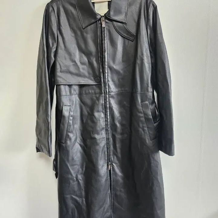 [BUNJANG] The Room Leather Trench Coat / 더룸 레더 트렌치코트