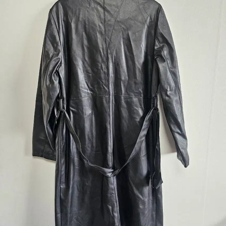 [BUNJANG] The Room Leather Trench Coat / 더룸 레더 트렌치코트
