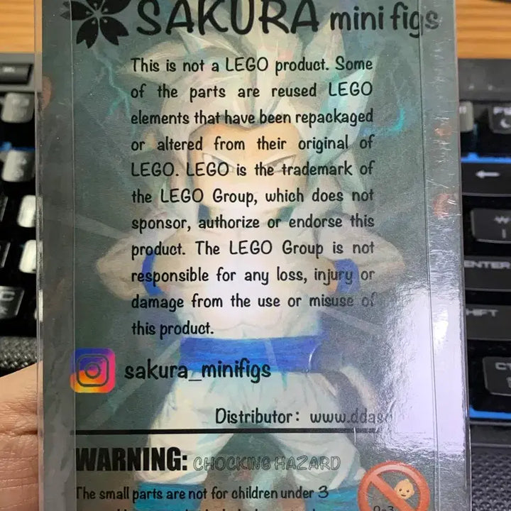[BUNJANG] Custom Lego Dragonball Son Goku Super Saiyan 4 VIP Figure / 커스텀 레고 사쿠라 드래곤볼 손오공 초사이언4 VIP 버전 판매