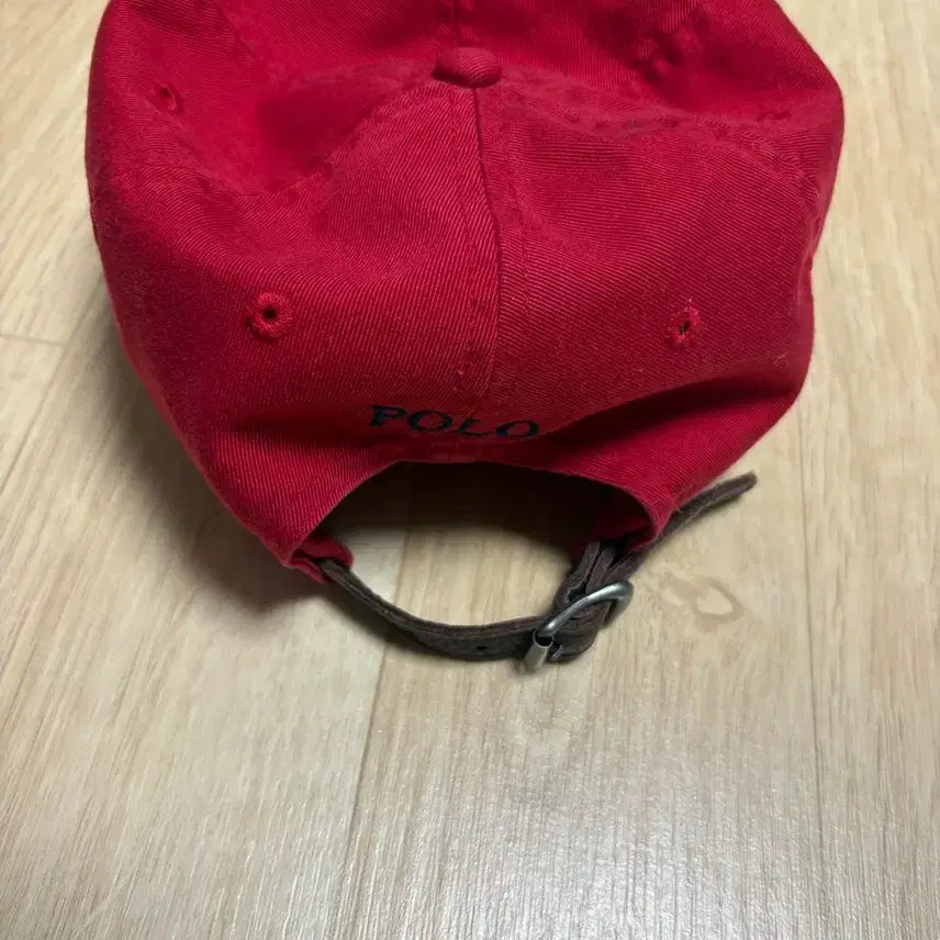 [BUNJANG] Polo Leather Strap Ball Cap / 폴로 가죽스트랩 볼캡 모자