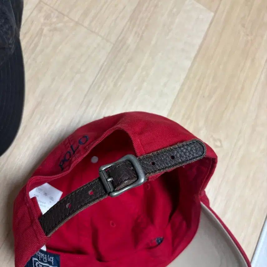 [BUNJANG] Polo Leather Strap Ball Cap / 폴로 가죽스트랩 볼캡 모자