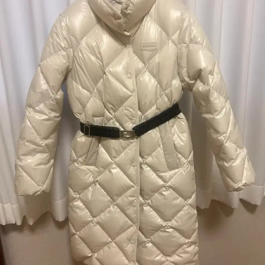 [BUNJANG] Duvetica Lipina Long Down Padded Jacket Ivory / 듀베티카 리피나 롱패딩 아이보리