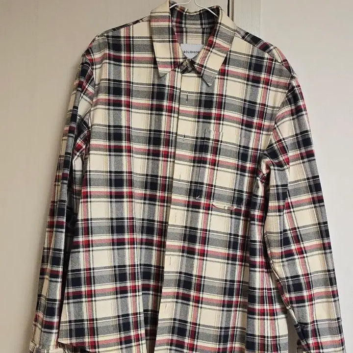 [BUNJANG] Solid Homme Checkered Shirt Jacket 46 / 솔리드옴므 셔켓 체크 셔츠 남방46