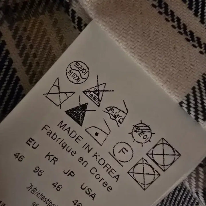 [BUNJANG] Solid Homme Checkered Shirt Jacket 46 / 솔리드옴므 셔켓 체크 셔츠 남방46