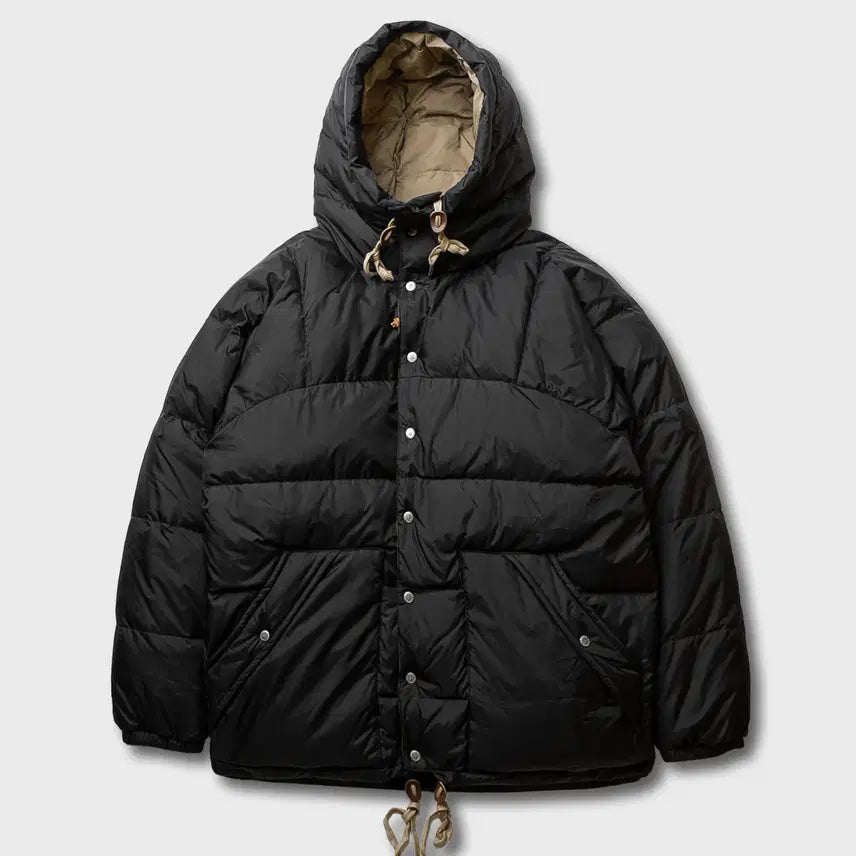 [BUNJANG] Behavior Sierra Duck Down Parka Black/Tan Size 2 / 비헤비어 시에라 덕다운 파카 블랙/탄 2사이즈 팝니다