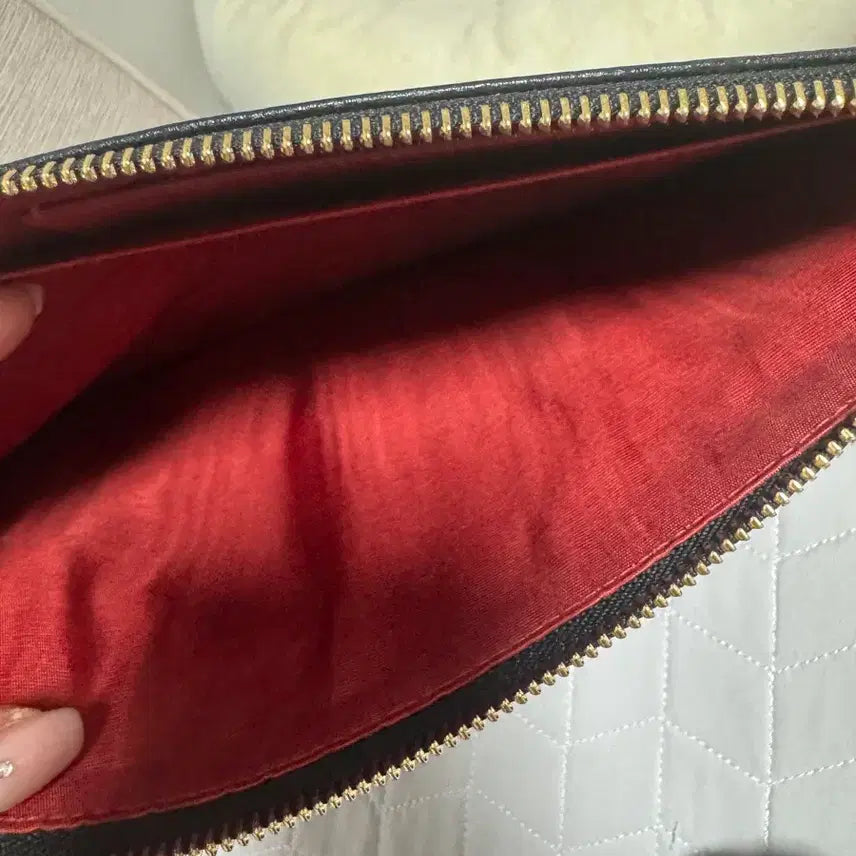 [BUNJANG] Salvatore Ferragamo Black Clutch Bag / 정품 살바토레 페라가모 블랙 클러치 백