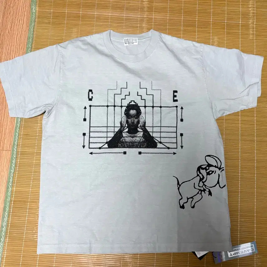 [BUNJANG] Cav Empt Gray T-shirt / L)카브엠트 반팔 티셔츠 그레이