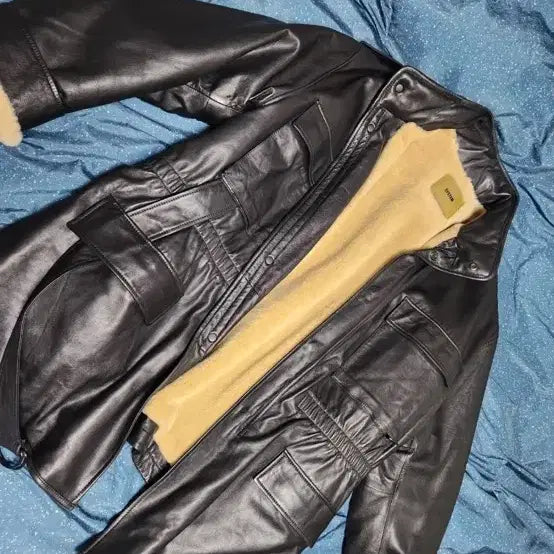 [BUNJANG] System Homme 20FW Leather Jacket / 시스템옴므 20FW 롱무스탕 양가죽 자켓 (190 택 있음)