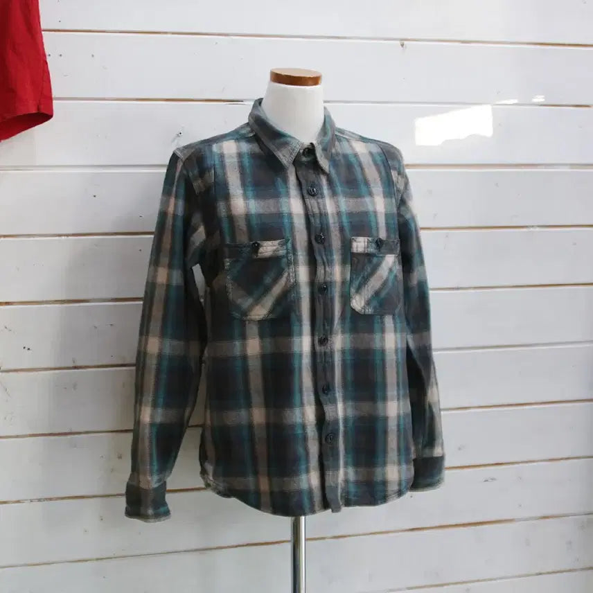 [BUNJANG] C.A.B. CLOTHING Work Check Shirt / C.A.B. CLOTHING 워크 체크 셔츠 (남성용 93)
