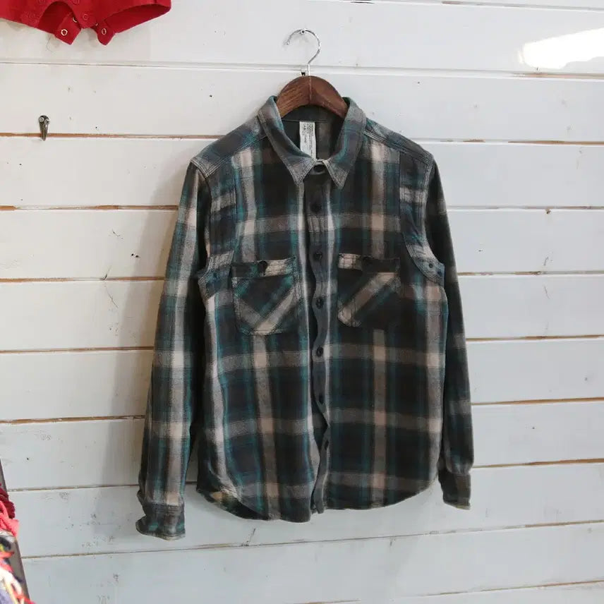 [BUNJANG] C.A.B. CLOTHING Work Check Shirt / C.A.B. CLOTHING 워크 체크 셔츠 (남성용 93)