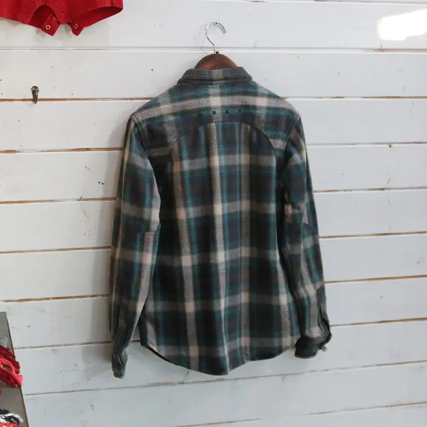 [BUNJANG] C.A.B. CLOTHING Work Check Shirt / C.A.B. CLOTHING 워크 체크 셔츠 (남성용 93)